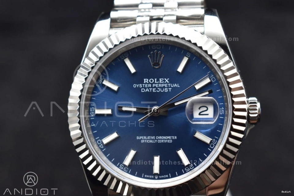 Jubilee DIWF Best 126334 Dial 41 on 1:1 Edition SA3235 904L Blue Stick Bracelet Steel DateJust 0501